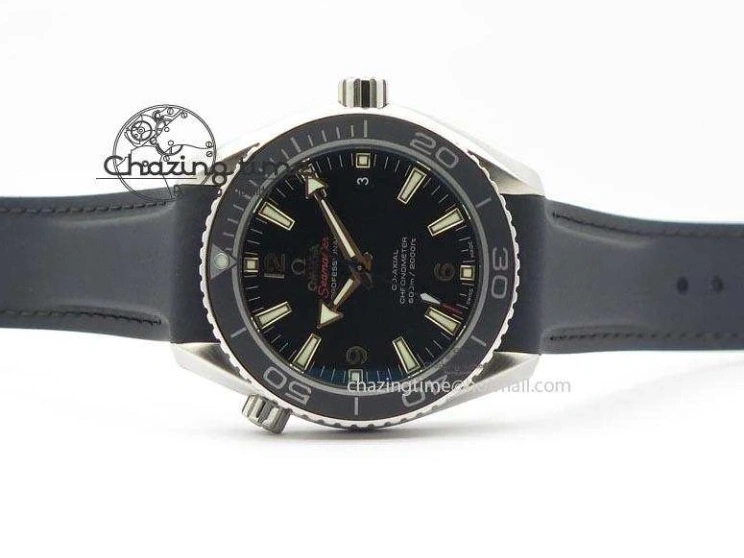 0412 Colorful Planet Ocean SS Bp Maker 45mm Black Bezel On Black Rubber Strap A 8219